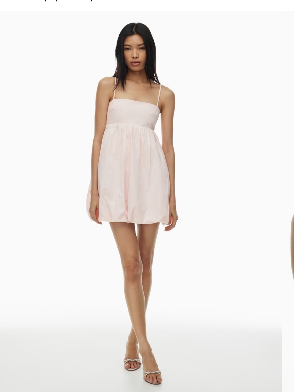 Aritzia Sunday Best Cotton Poplin Elio Babydoll Dress Size XS